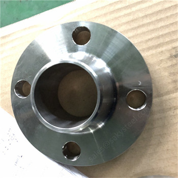 Collar d'adaptador de canonada industrial per a proveïdors mètrics Forjat forjat Brida de placa d'acer al carboni de 6 forats 